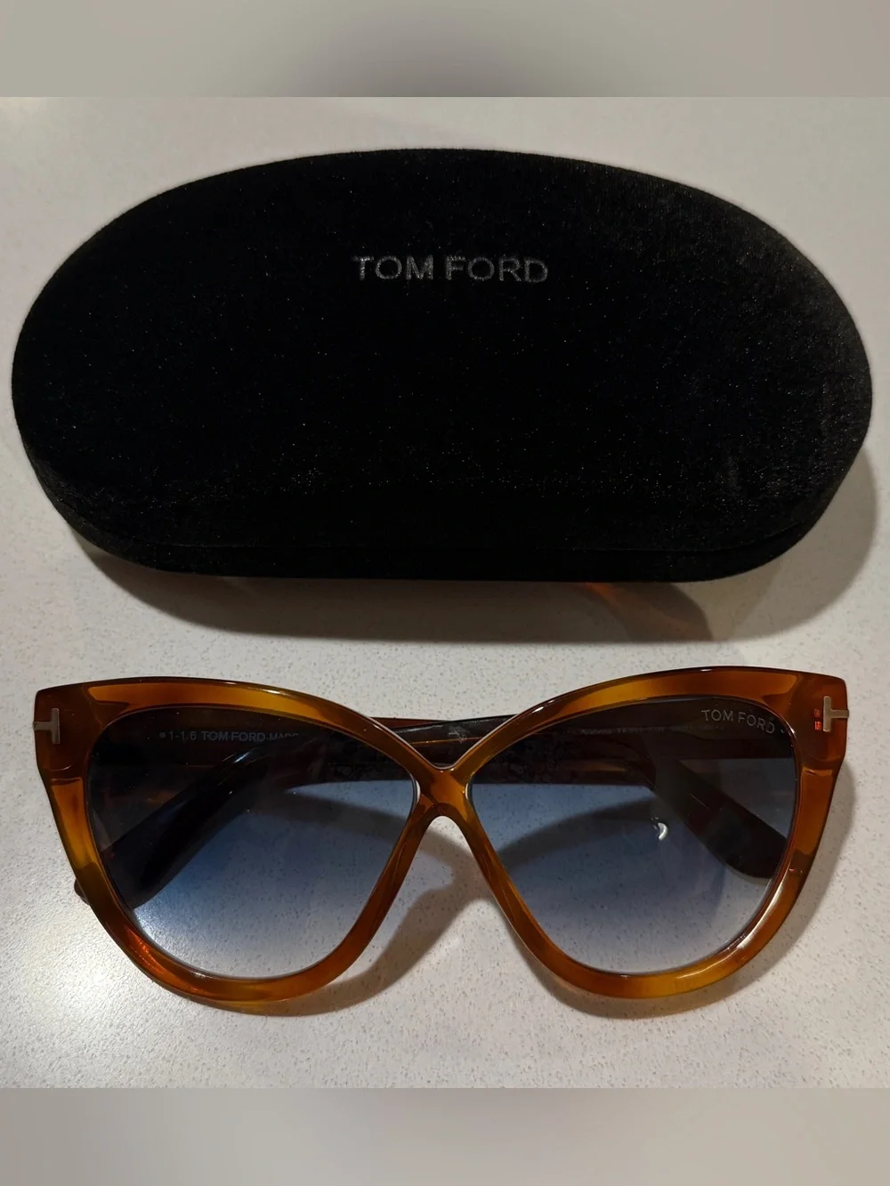 Tom Ford Women's Arabella Tortoiseshell Gradient Cat Eye Sunglasses